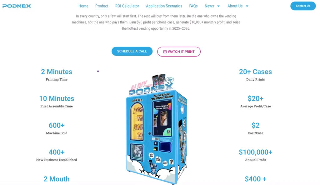Automated Phone Case Vending Machines10