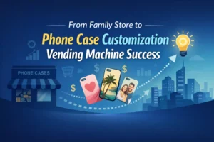 phone case customization vending machine