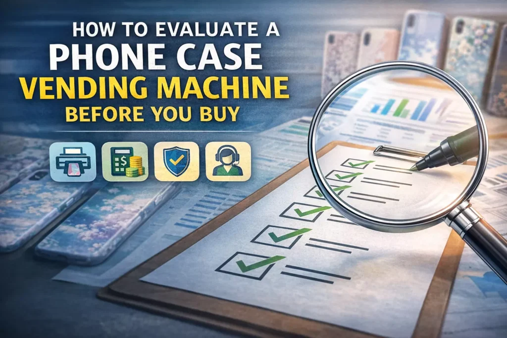 phone case vending machine evaluation