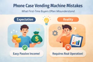 phone case vending machine mistakes